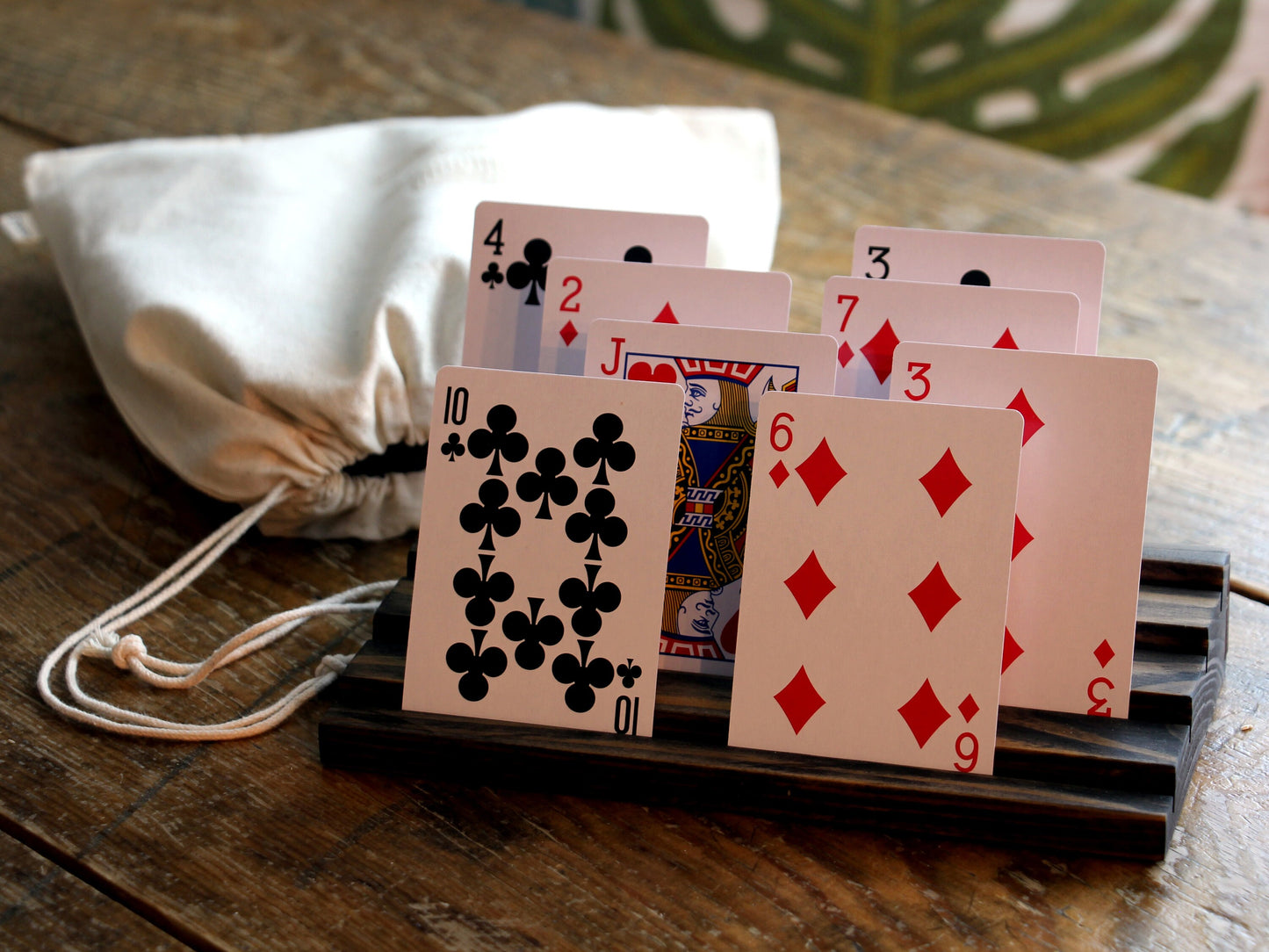 Personalized Playing Card Holders - Set of 2