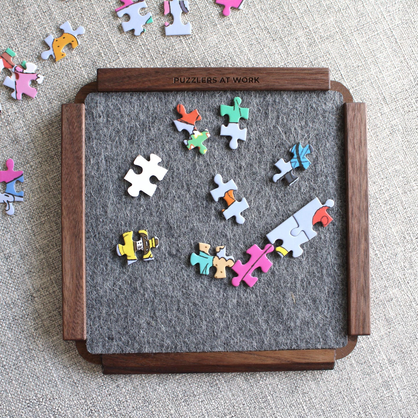 Personalized Puzzle Piece Sorting Trays