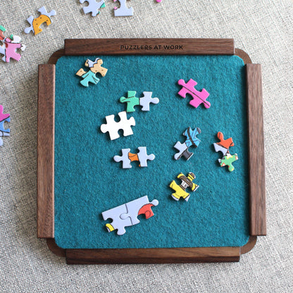 Personalized Puzzle Piece Sorting Trays
