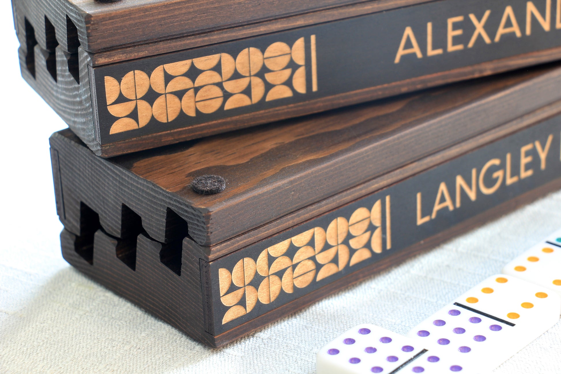 Personalized Mexican Train Domino Hub ONLY - Curved Angles Studio