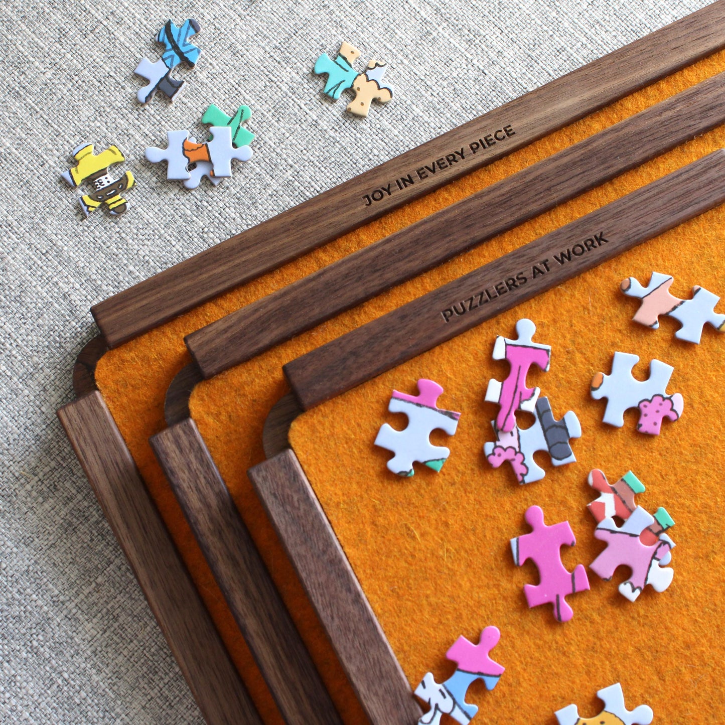 Personalized Puzzle Piece Sorting Trays