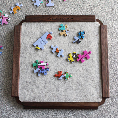 Personalized Puzzle Piece Sorting Trays