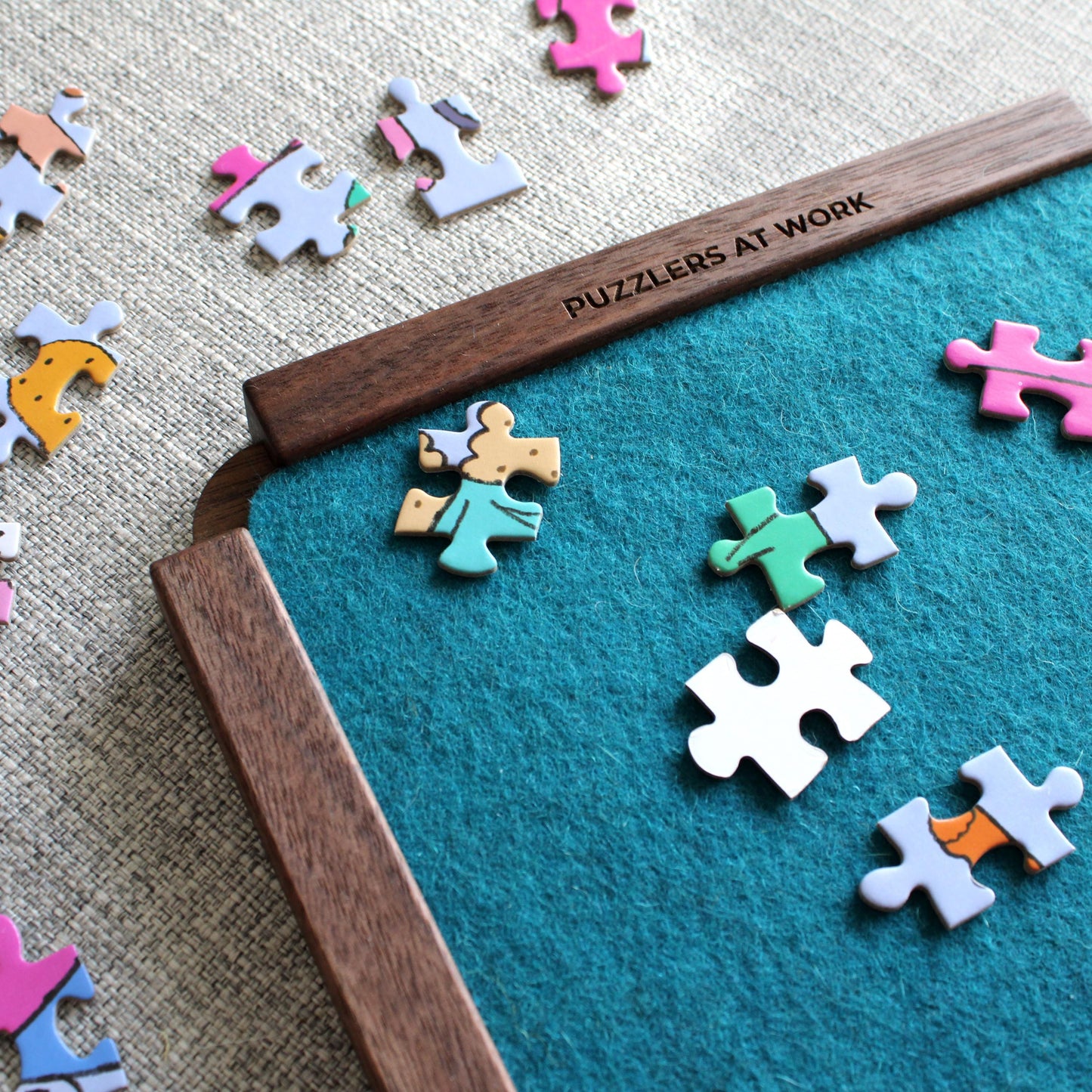 Personalized Puzzle Piece Sorting Trays